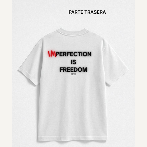 Camiseta imperfection